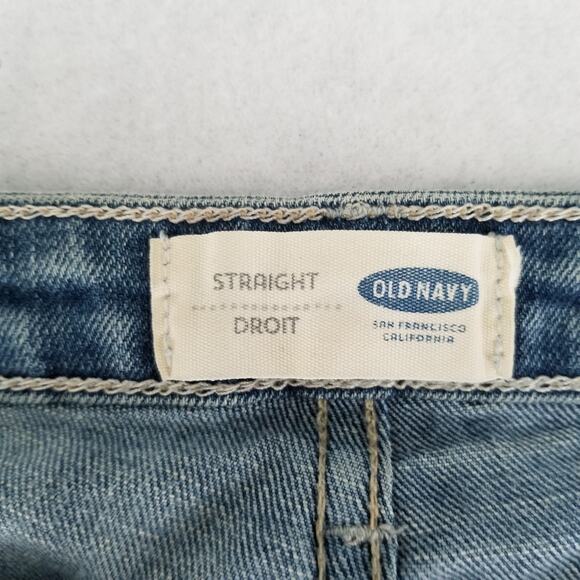 Old Navy Women's Straight Droit Jeans, Size 8 - Picture 3 of 11